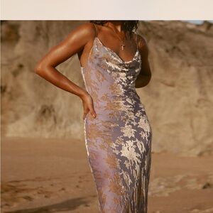 Rat & Boa Athena Elegant Floral Slip Dress Small